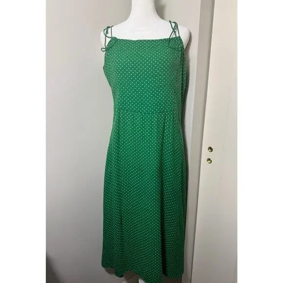Reformation Peach Dress Veritas Green Size 12 - Picture 3 of 11
